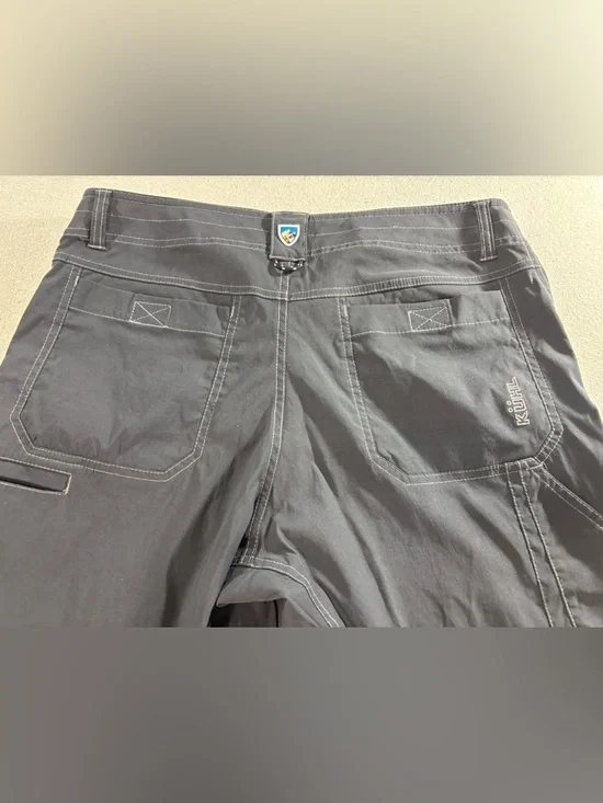 Kuhl Gray Hiking Pants Mens 34x32 Outdoor Trail Cargo Lightweight Nylon - Picture 4 of 8